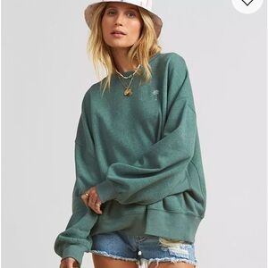 BILLABONG + The Salty Blonde Oversized Crewneck Pullover
